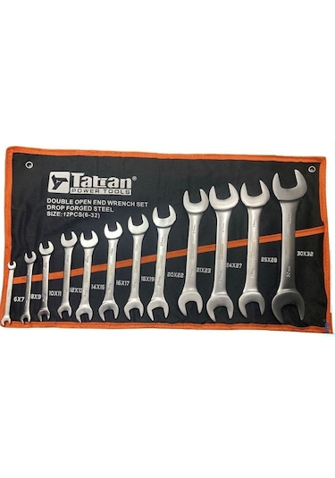 Açık Ağız Anahtar Takımı 12 Parça 6x7-30x32 Tatian