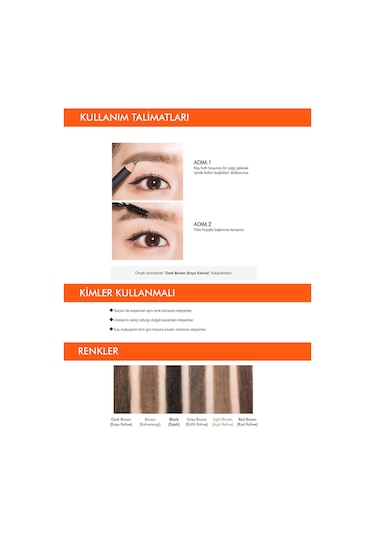Missha Smudge Proof Wood Brow Bulaşmayan Kalıcı Doğal Kaş Kalemi Light Brown