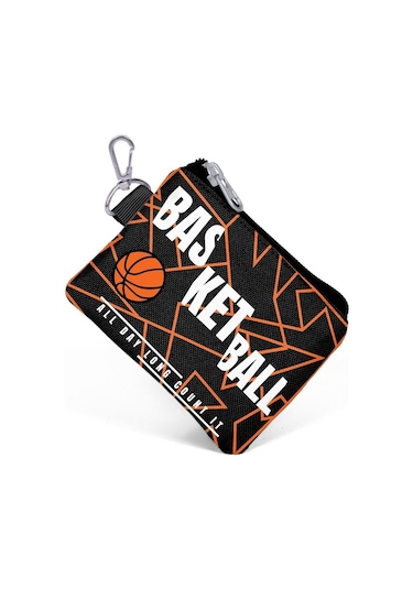 Coral High Siyah Basketbol Bozuk Para Cüzdanı - Erkek Çocuk Çok Renkli