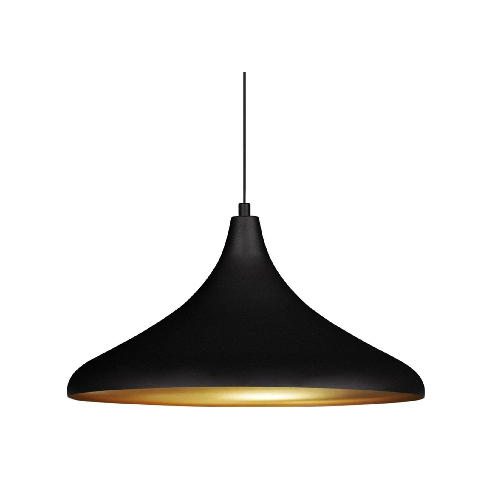 45 Cm Çaplı Champion Xl Siyah Avize Tekli Sarkıt Lamba Ofis Cafe Resepsiyon Mutfak Avizeleri Siyah