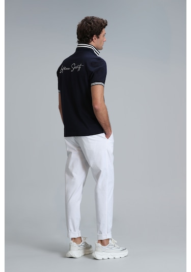 Lufian Tom Smart Erkek Chino Pantolon Slim Fit Beyaz Beyaz 111190313100500 Beyaz