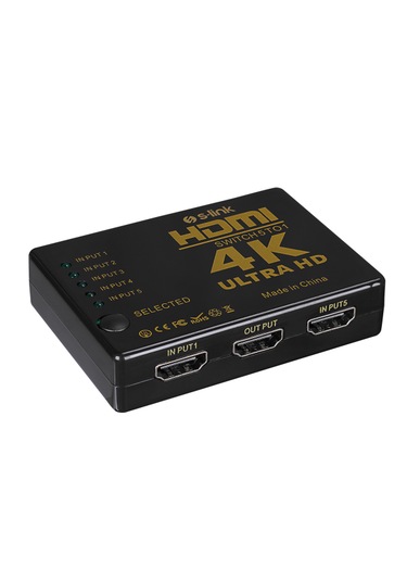 S-link SL-HSW75 HDMI 5 In1 Otomatık 5'li Metal Switch