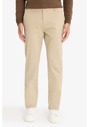 Defacto Regular Fit Normal Kesim Düz Paça Chino Pantolon D7349ax25aubg193 Bej Defacto Regular Fit Normal Kesim Düz Paça Chino Pantolon D7349ax25aubg193 Bej
