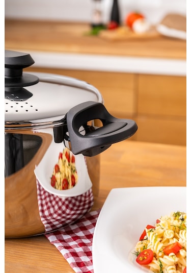 Emsan Azur Çelik Makarna Tenceresi Gümüş