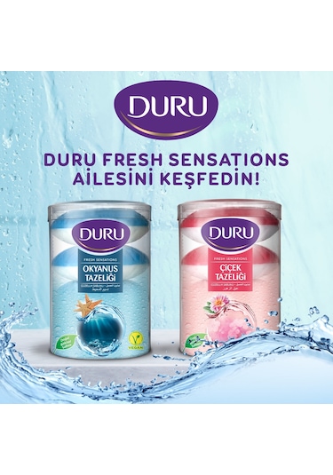Duru Fresh Sensations Okyanus Tazeliği Güzellik Sabunu 16'lı 4 x 400 G