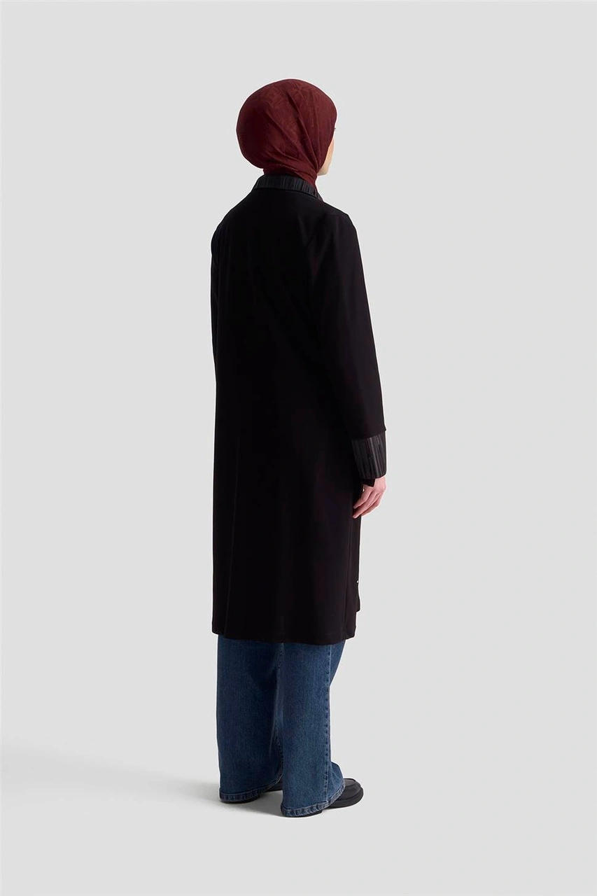 Armine Taşlı Örme Kap 25kd4030 Siyah Siyah