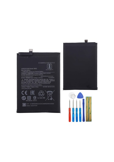Xiaomi Redmi Note 9 Pro Bn53 Batarya Pil Tamir Seti Ve Pil Bandı