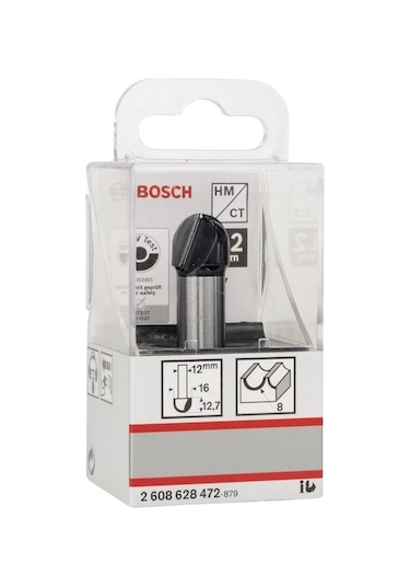 Bosch Standard W Yarımay Freze 12 16 54 8 Mm 2608628472