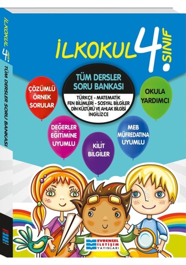 4. Sınıf Tüm Dersler Soru Bankası / Kolektif / Evrensel İletişim Yayınları / 9786052110799