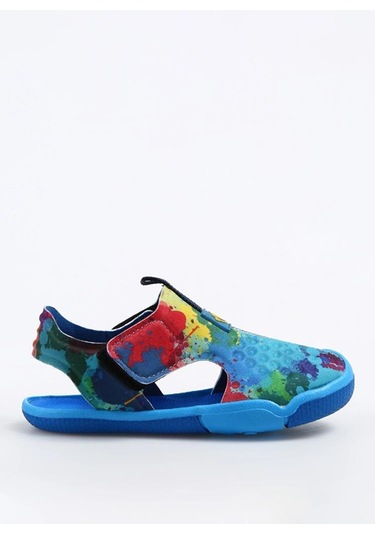 Dudino Queen Burnu Kapalı Unisex Tekstil Cocuk Sandalet Mavi Dudino Queen Burnu Kapalı Unisex Tekstil Cocuk Sandalet Mavi