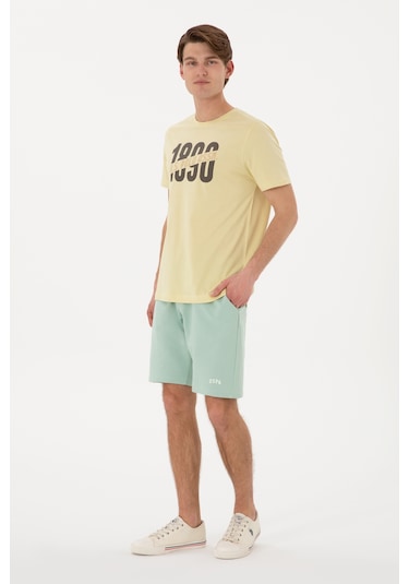 U.s. Polo Assn. Erkek Su Yeşili Şort Örme 50305933-vr048 Su Yesılı