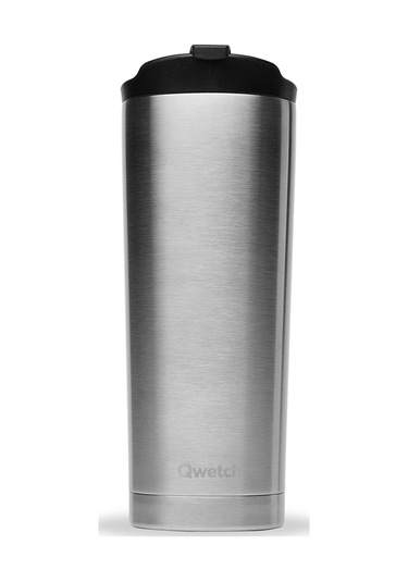 Qwetch QM6000 Isı Yalıtımlı 470 ML Termos Mug - Metalik