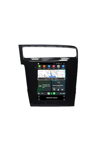 Volkswagen Golf 7 12-20 Tesla Uyumlu Androıd Multimedya Gerçek 2/32 Kablosuz Carplay Geri Görüş Kameralı 10"
