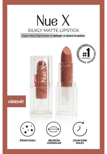 Nue X Silkly Matte Lipstick Kiremit 03 0