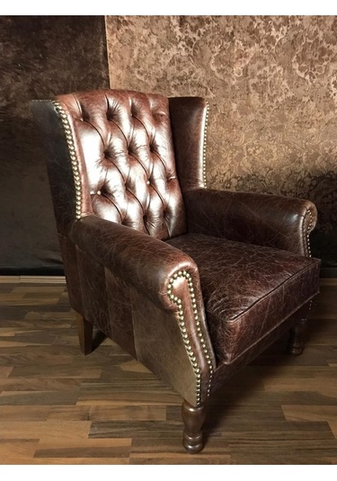 3Amobilyaa 3A Mobilya Hakiki Deri Crank Berjer