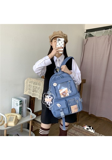 Padalink Şık Ve Hafif Sırt Çantası - Okul Ve Seyahat İçin Mükemmel Siyah Siyah