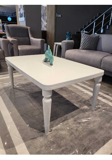 Akset Orta Sehpa Lüx Full Beyaz