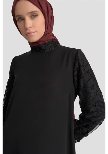 Armine Elbise 25kd1914 Siyah Siyah