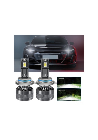 Yifomall 120w Yüksek Parlaklıklı Led Araç Farı, Ip68 Su Geçirmez, 6500k, 12000lm, 9005/9006/h1/h4/h7/h11 Uyumlu, 2 Adet