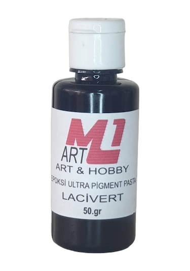 M1 Art Epoksi Ultra Pigment Pasta Lacivert50gr - Opak Transparan