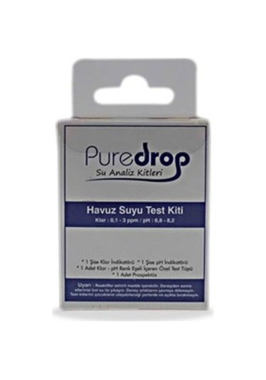 Puredrop Havuz Suyu Test Kiti- Paket