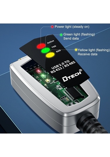 Novahub Dtech Dt-5119 0.5m Usb-rs485/422 Endüstriyal Dönüştürücü Adaptör