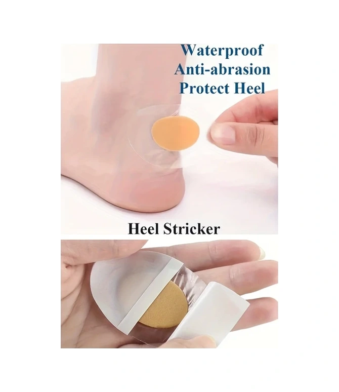 Gateesat Açık Bej 100 Adet Kaymayı Önleyen Ayak Bileği Pedi Seyahat Koruyucu