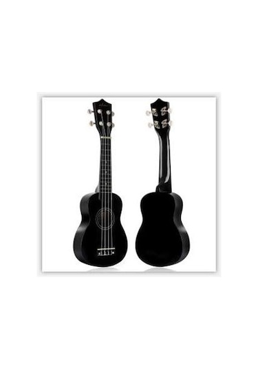 Adams 21'' Soprano Boy Siyah Renk Ukulele Gitar-Pena