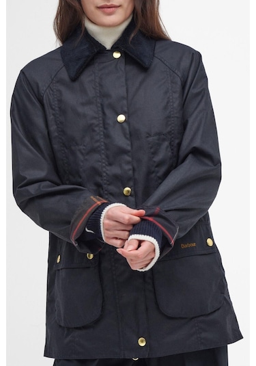 Barbour Modern Beadnell Yağlı Ceket Ny92 Navy Lacivert