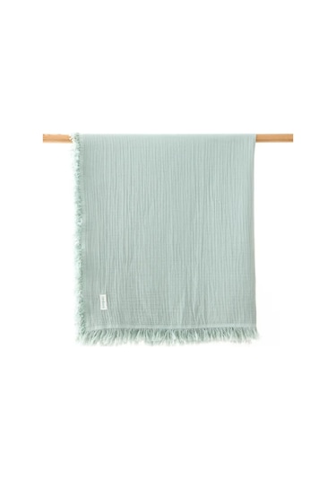 Miniboni Müslin Bebek Battaniyesi 100x120 Cm Yeşil