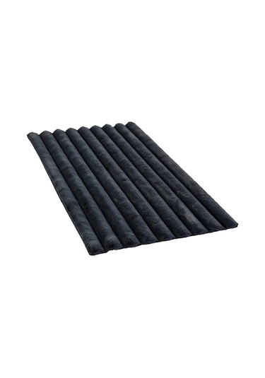 Apex Halı Linio 8056 Antrasit Peluş Kaymaz Taban Dekoratif Halı