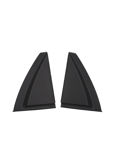 Tenfowee 2006-2010 Kıa Sportage İçin Kolay Montajlı Arka Cam Kapak Kiti - Siyah, 2 Parça Set