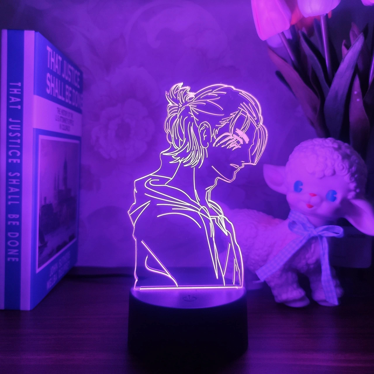 Kosona Anime Desenli Dokunmatik Gece Lambası Diğer