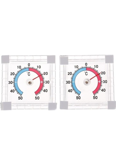 Jms Sıcaklık Termometre Pencere Ev İç Mekan Dış Duvar Bahçe Dereceli Disk Ölçümü