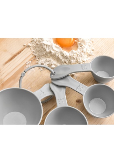 Madame Coco Paddle Ölçü Kabı 4 Boy 1kmgrc01089x22x6,5 Cm-soft Gri
