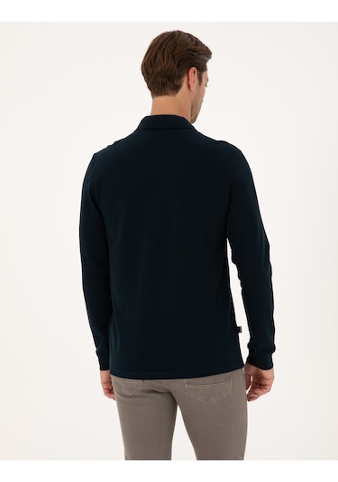 Pierre Cardin Erkek Lacivert Sweatshirt 50314046-vr033 Lacivert