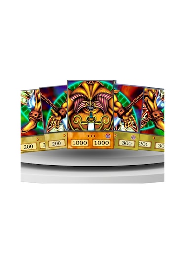 Yu-gi-oh Yenilmez Exodia Seti Anime Kartları
