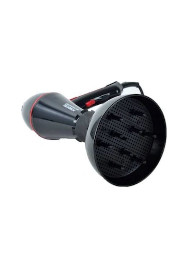 Powertec TR-601/TR-601S Turbo Profesyonel 2500 W Saç Kurutma Makinesi + Vigo Başlık