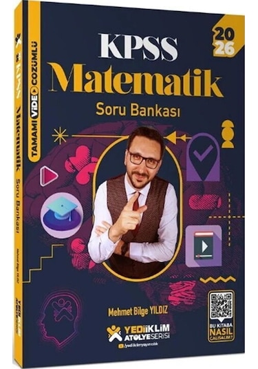 Yediiklim Yayınları 2026 Kpss Matematik Atölye Soru Bankası Mehmet Bilge Yıldız
