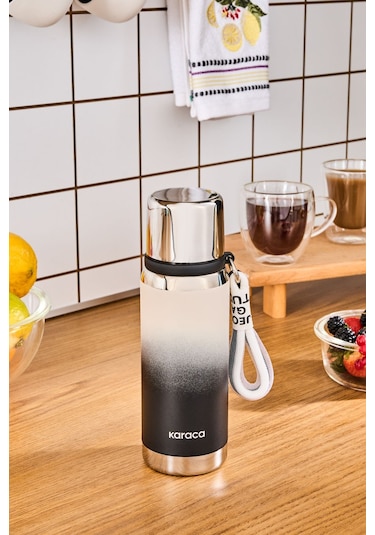 Karaca İnoxis Çelik Sızdırmaz Termos 550 Ml Siyah