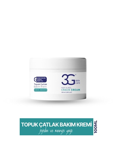 3g Topuk Çatlak Bakım Kremi 100 Ml