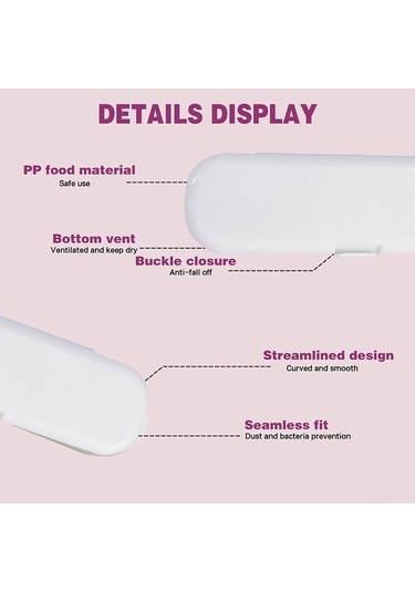 Elektrikli Diş Fırçası Kutusu Taşınabilir Premium Seyahat Taşıma Diş Fırçası Ve Başlık Koruma Kutusu Evrensel Diğer