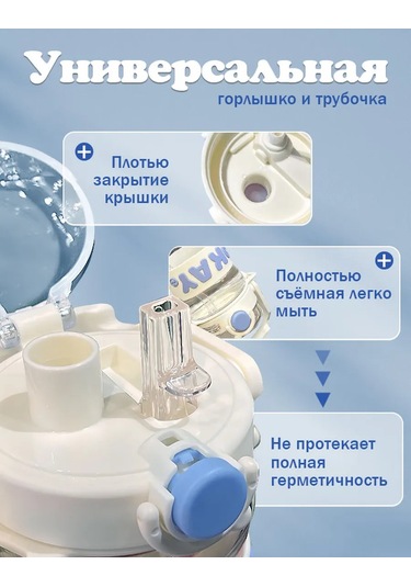 745 Ml Pipetli Su Şişesi 429657092 Beyaz