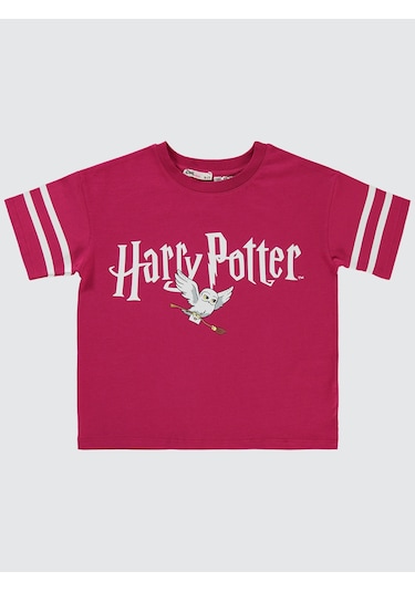 Harry Potter Kız Çocuk Tişört 6-9 Yaş Bordo