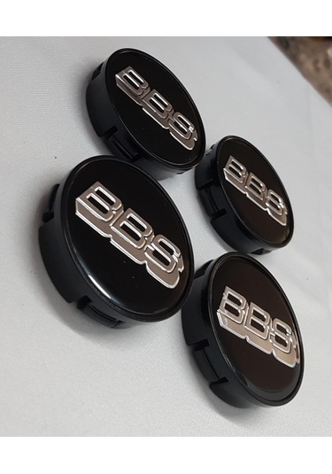 Jant Göbeği Bbs 65/62 62Mm Yuva 4'Lü Set Siyah Alüminyum