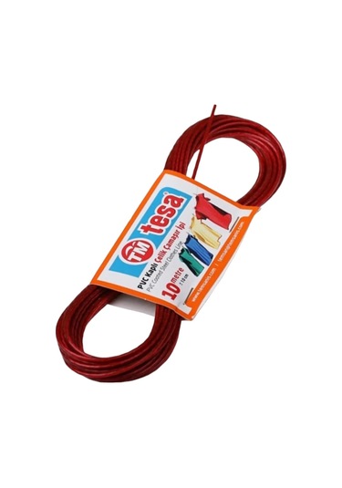 Tesa Çelik Çamaşır İpi 10 Mt 6 Adet Tm-010 Renkli