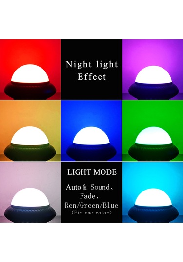 Springsun Usb Şarjlı 2'li 1 Arada Led Gece Lambası Ve Parti Işığı Diğer