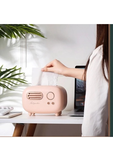 Pembe-kağıt Şekli Oturma Kaymaz Zanaat Tasarım Radyo Mendil Peçete Retro Durumda Yaratıcı Süs Dağıtıcı Modern Model Dekorasyon Kutusu