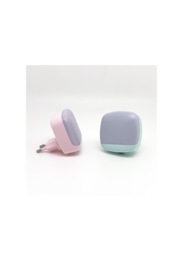 2'li Set Karanlık Sensörlü Led Gece Lambası Çocuk Odası Aydınlatma Işık Çok Renkli