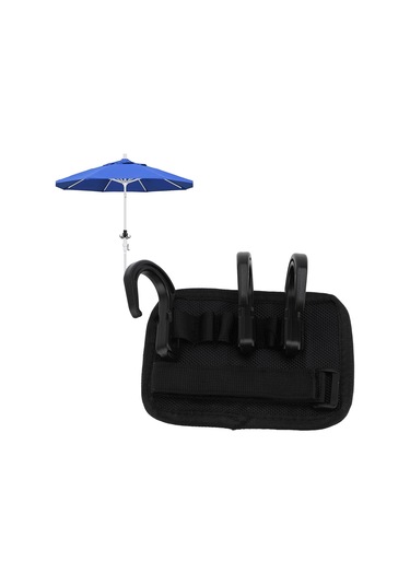 Vkemall Plaj Şemsiyesi Abs Askı Kancaları - 6 Adet Çıkarılabilir, Torba Giyecek Aletleri Tutucu, Zımba Bahçe Kullanıma Uygun
